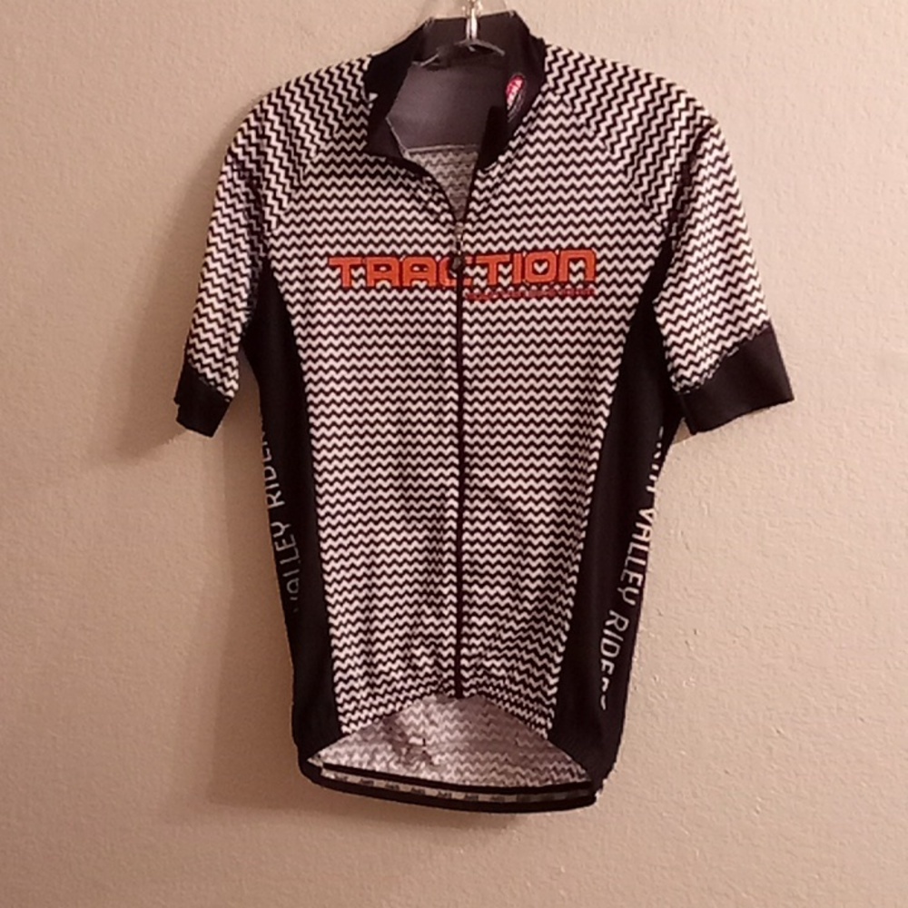 Safetti Cycling Apparel Size S black-white-orange colors B16 X